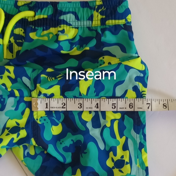 Vineyard Vines Boys Turtle Whale Shark Lobster Print Chappy Swim Trunks Large - Picture 11 of 11
